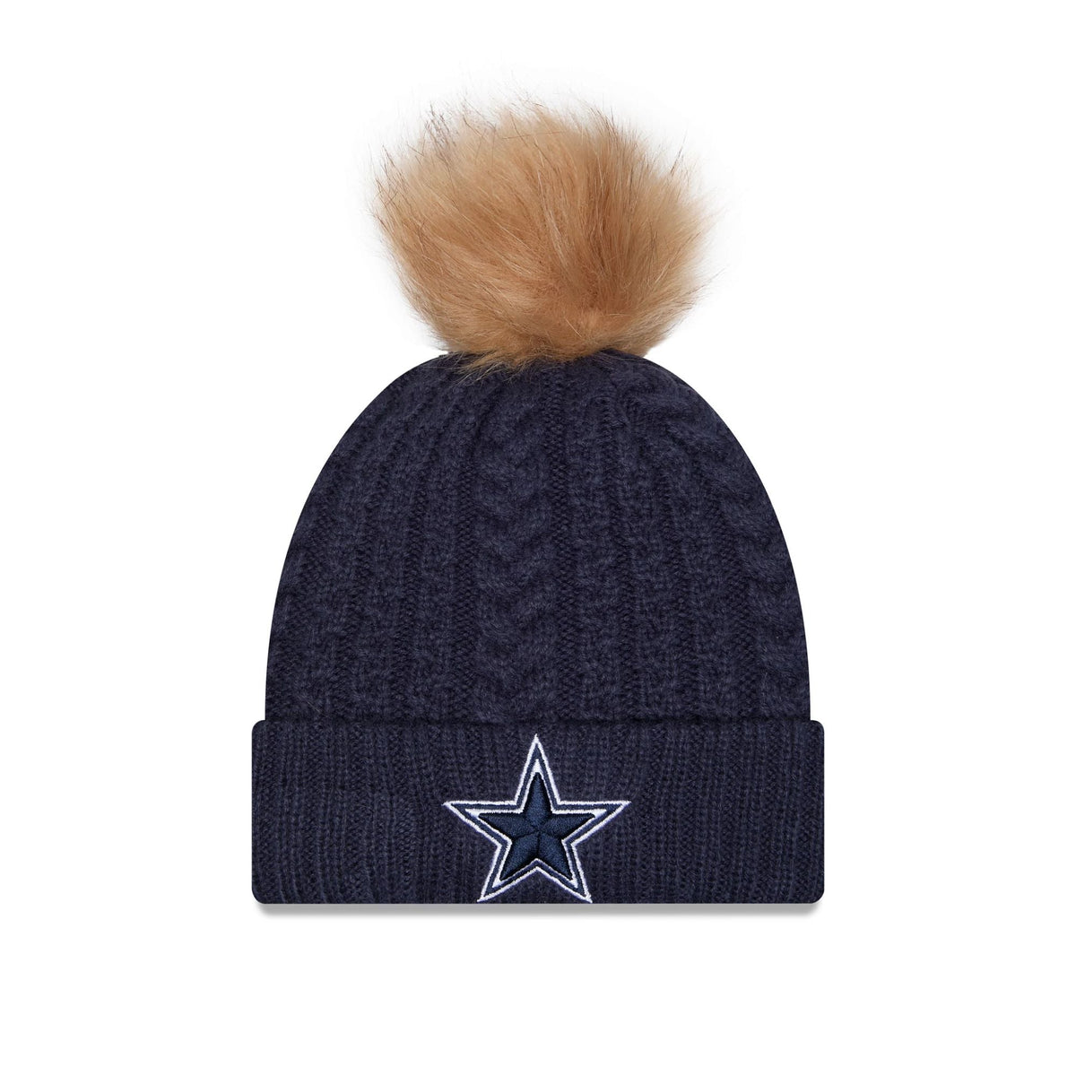 New Era Dallas Cowboys Knit Luxe 19906 Beanie With Pom