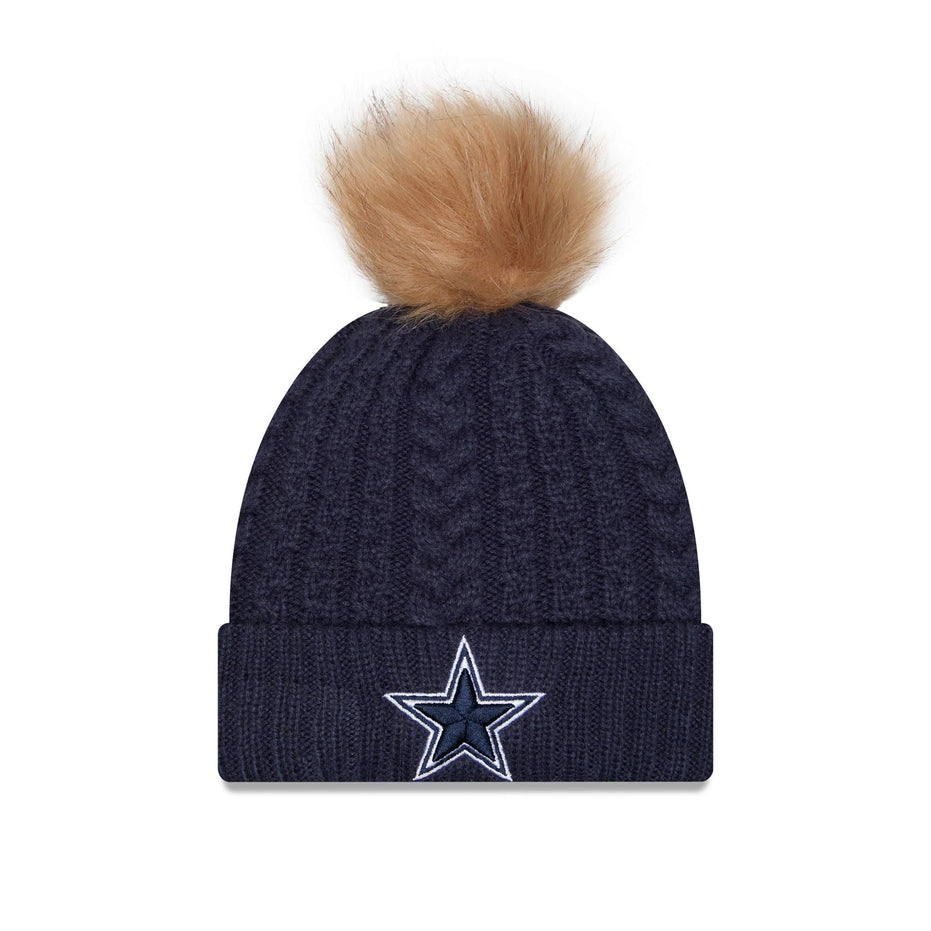 New Era Dallas Cowboys Knit Luxe 19906 Beanie With Pom
