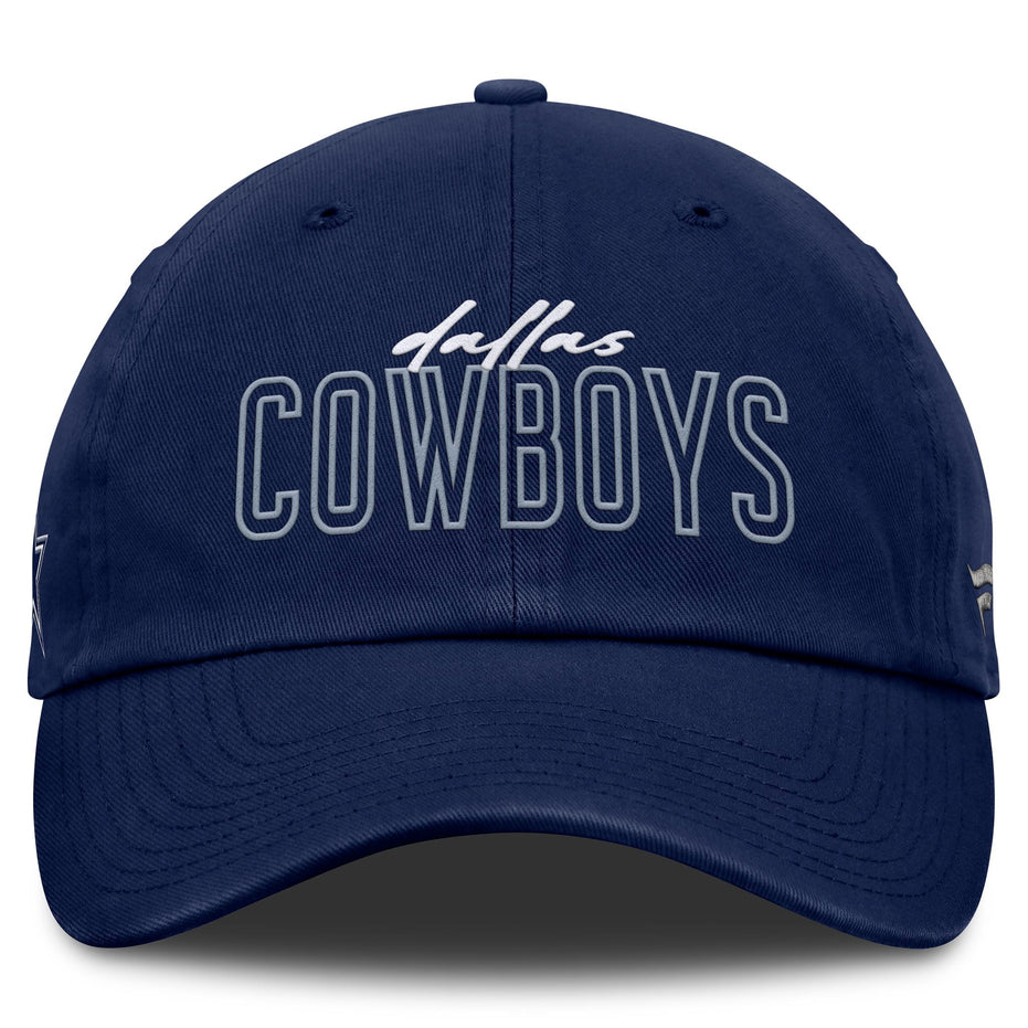 Dallas Cowboys - Fanatics Fundamental Script Adjustable Navy Hat