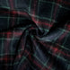Plaid Elastic Waist Midi Skirt