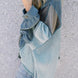Patchwork Color Block Round Neck Long Sleeve Top