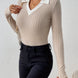 Johnny Collar Long Sleeve T-Shirt