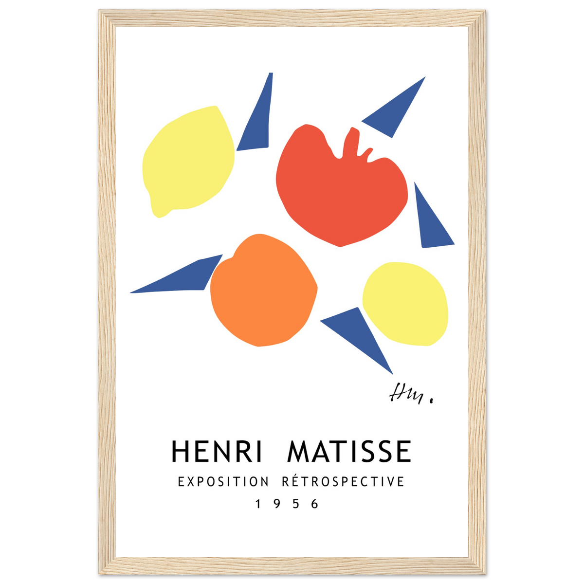 Henri Matisse Exposition Rétrospective Poster