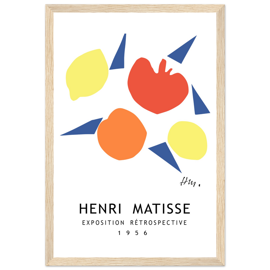 Henri Matisse Exposition Rétrospective Poster