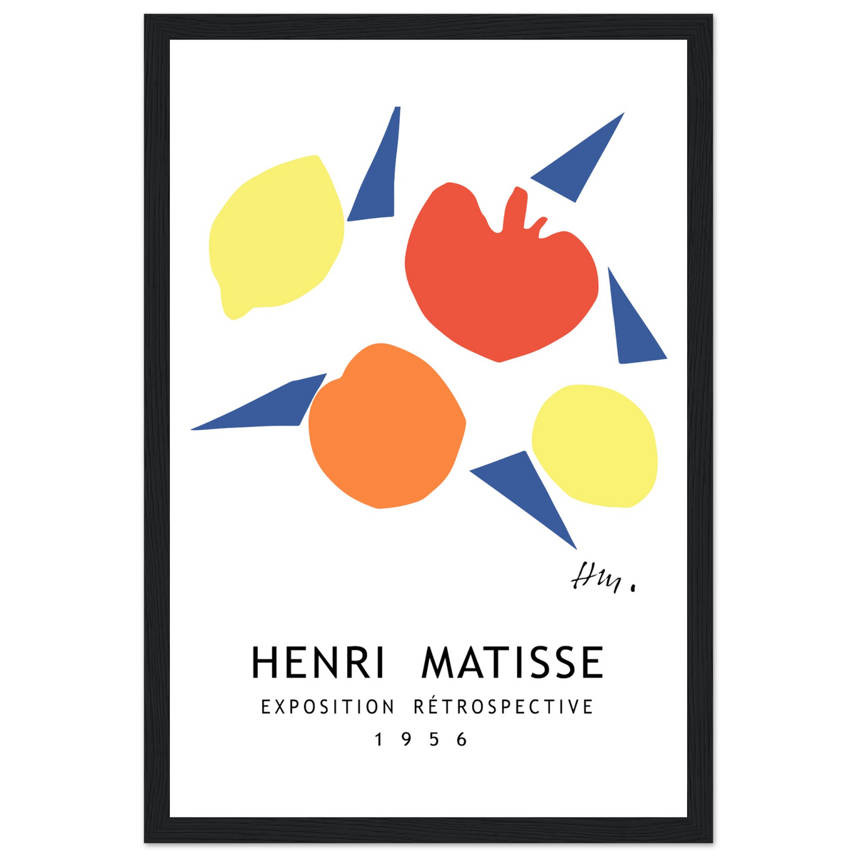 Henri Matisse Exposition Rétrospective Poster