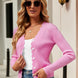 Button Up Long Sleeve Cardigan