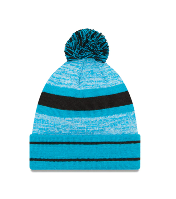 Carolina Panthers - One Size Knit Beanie With Pom, New Era