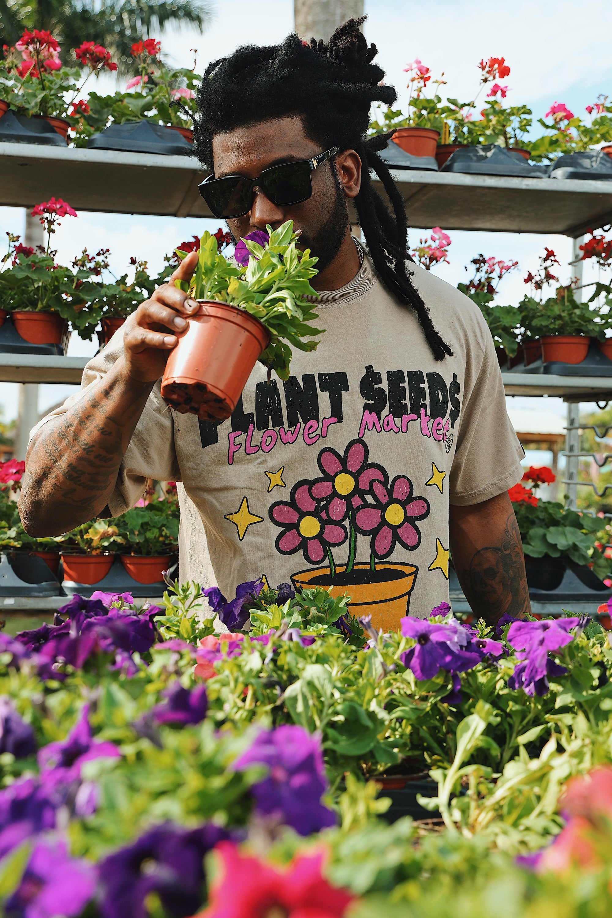 Flower Market T-Shirt