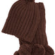 Crochet Chunky Knitted Beanie and Wrap Scarf