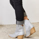 East Lion Corp Rhinestone Ankle Cowboy Boots