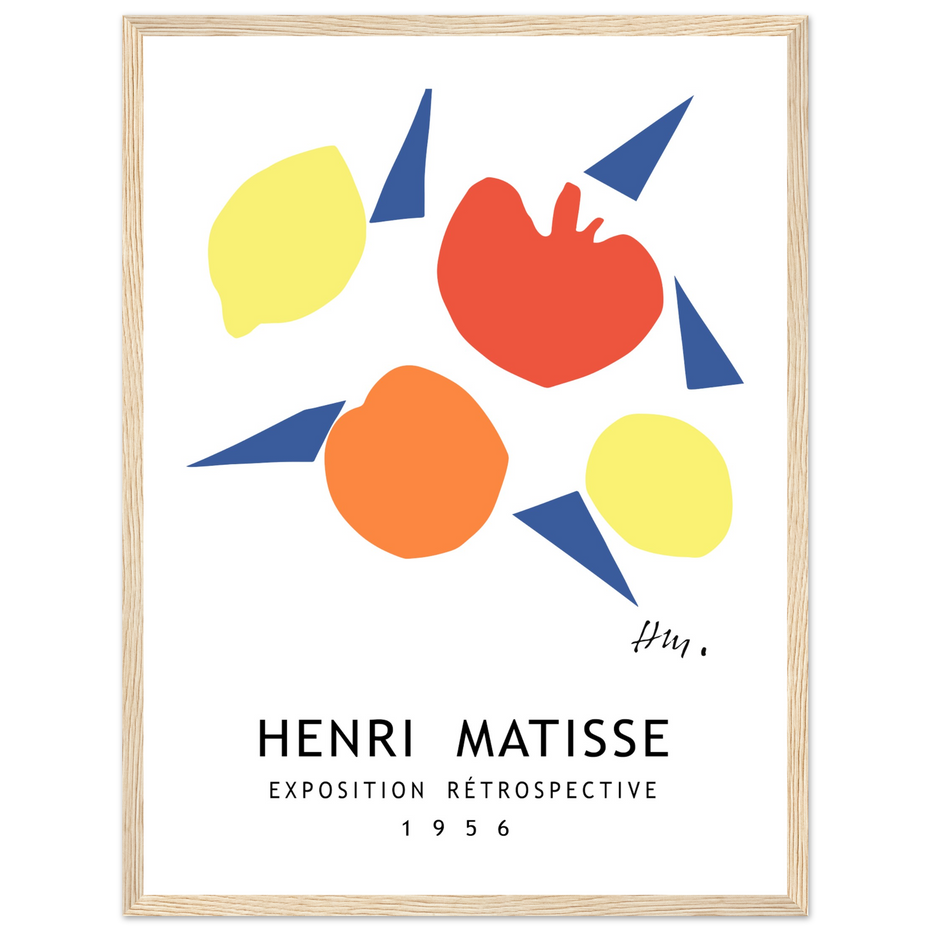 Henri Matisse Exposition Rétrospective Poster