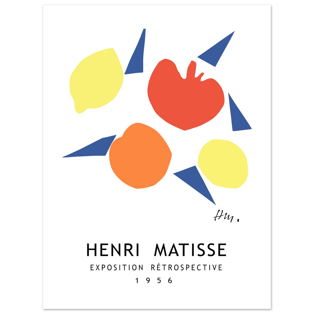 Henri Matisse Exposition Rétrospective Poster