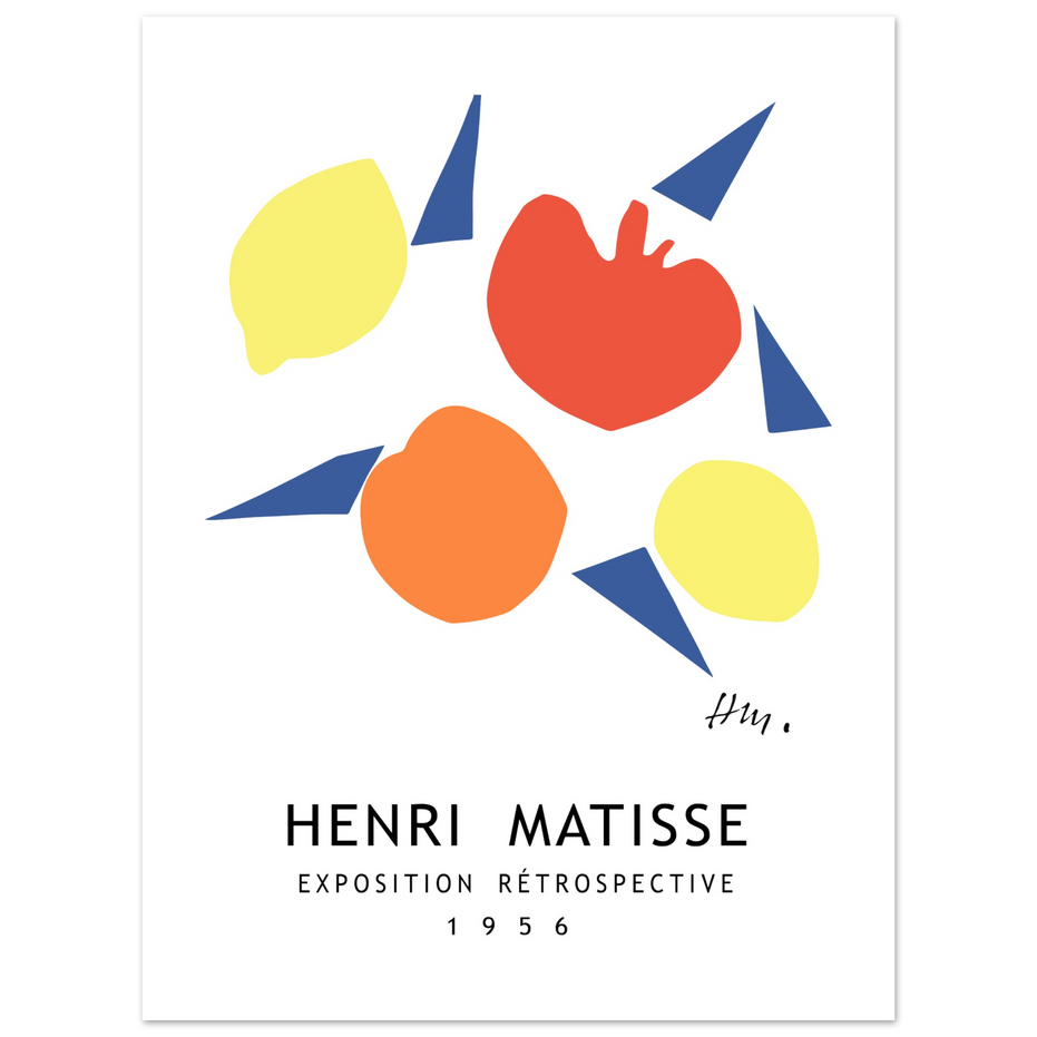 Henri Matisse Exposition Rétrospective Poster
