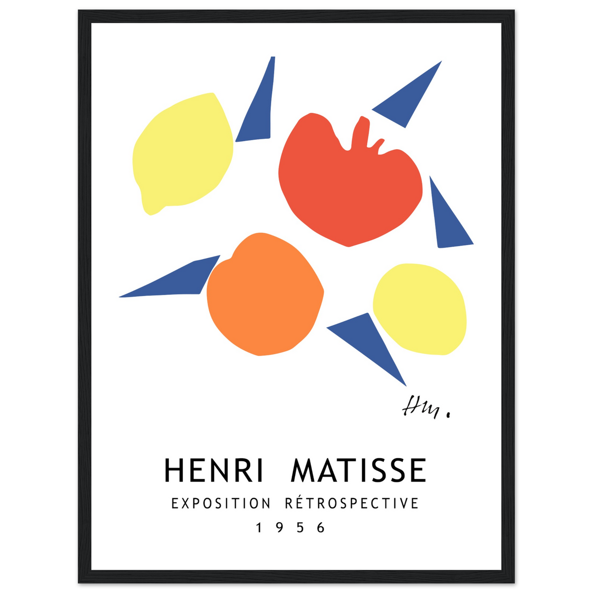 Henri Matisse Exposition Rétrospective Poster