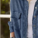 Full Size Pocketed Button Up Long Sleeve Denim Jacket