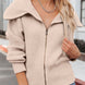 Zip Up Long Sleeve Cardigan