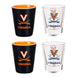 Virginia Cavaliers - Glass and Ceramic Shot Glass Set
