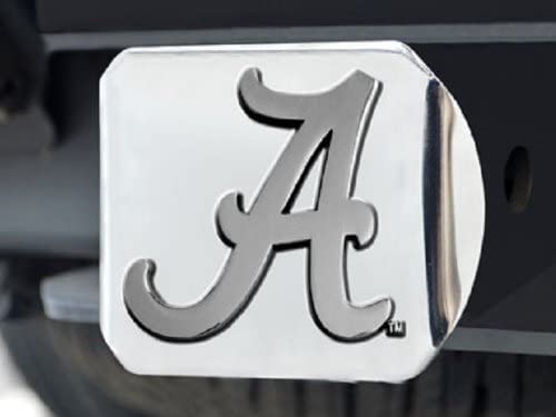 Alabama Crimson Tide - Color on Chrome Hitch Cover
