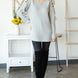 Side Slit Boat Neck Long Sleeve Sweater