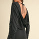 Mable Backless Asymmetric Ruffle Hem Dress