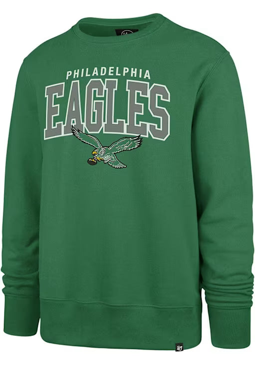Philadelphia Eagles - Kelly Green Arch Name Mascot  T-Shirt, '47 Brand