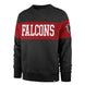 Atlanta Falcons - Jet Black Interstate Men's Crew Sweater