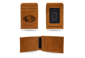 San Francisco 49ers - Laser Engraved Front Pocket Wallet