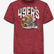 San Francisco 49ers - Men's Iconic Tri-Blend End Around T-Shirt