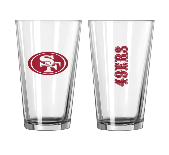 San Francisco 49ers - 16oz Gameday Pint Glass