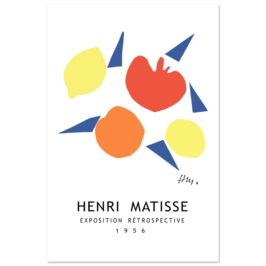 Henri Matisse Exposition Rétrospective Poster