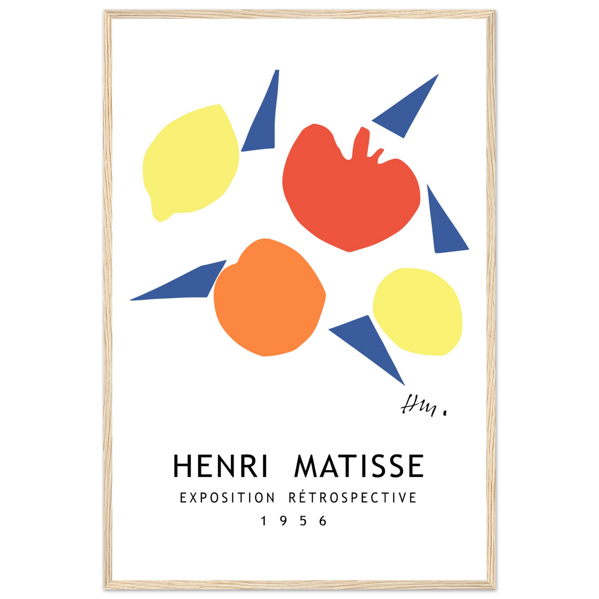 Henri Matisse Exposition Rétrospective Poster