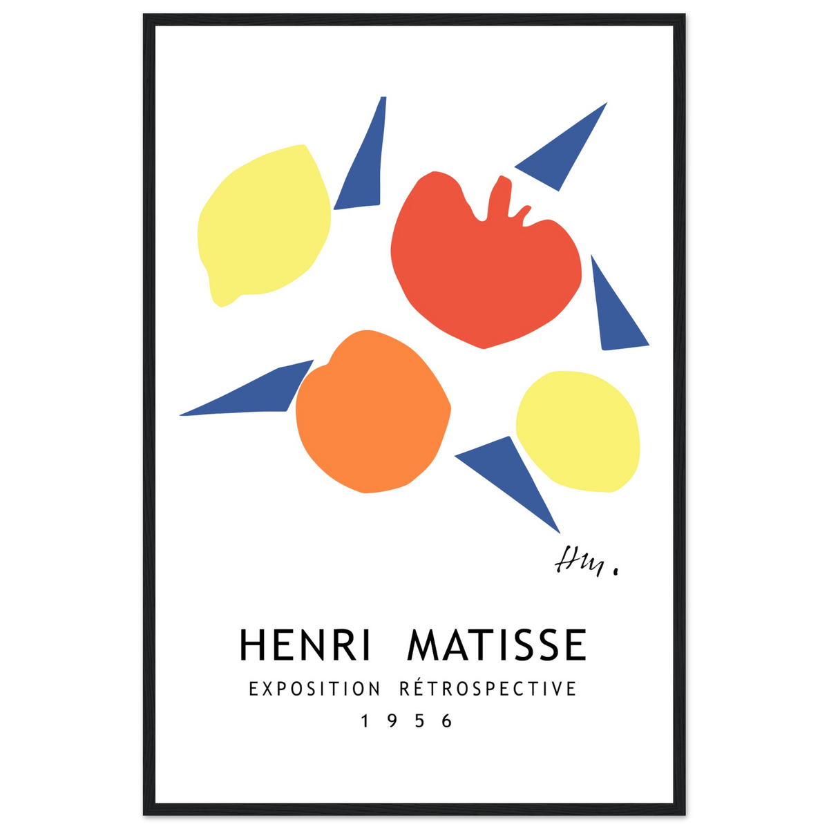 Henri Matisse Exposition Rétrospective Poster