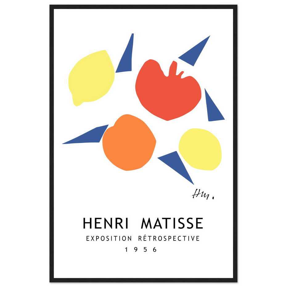 Henri Matisse Exposition Rétrospective Poster