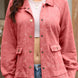 Snap Down Flap Pocket Long Sleeve Shacket