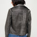 Coalition LA Zip Up Biker Jacket with Belt