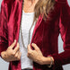 Slit Back Open Front Cardigan