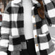 Button Up Drop Shoulder Fuzzy Jacket
