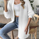 Open Front Long Sleeve Cardigan