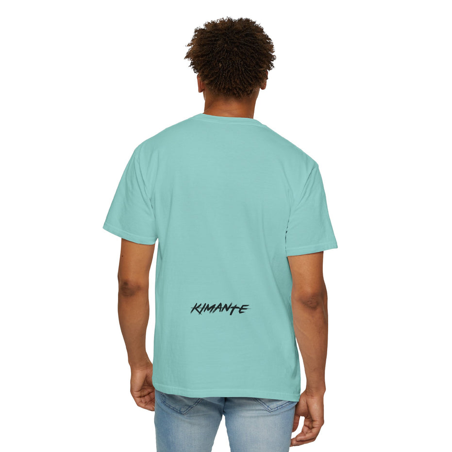 "I Just Work Here...🥴" Kimante Unisex Garment-Dyed T-shirt