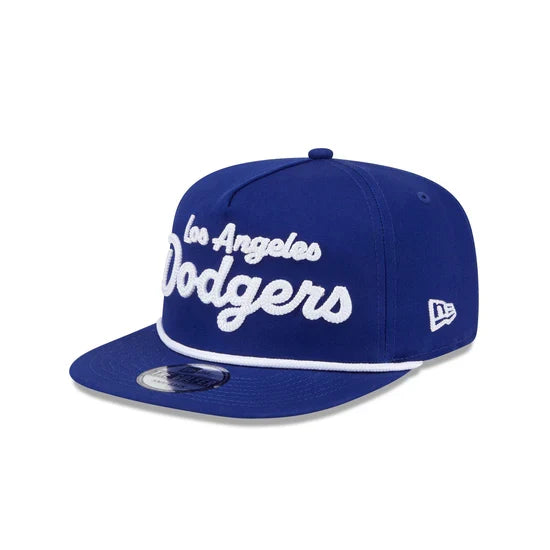 Los Angeles Dodgers - MLB Golfer Team Text Snapback Hat, New Era