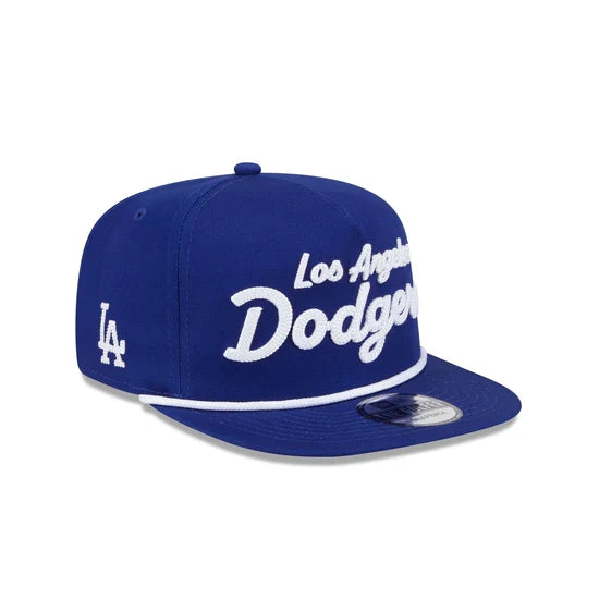 Los Angeles Dodgers - MLB Golfer Team Text Snapback Hat, New Era