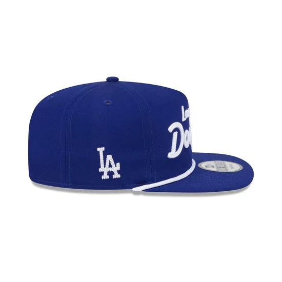 Los Angeles Dodgers - MLB Golfer Team Text Snapback Hat, New Era