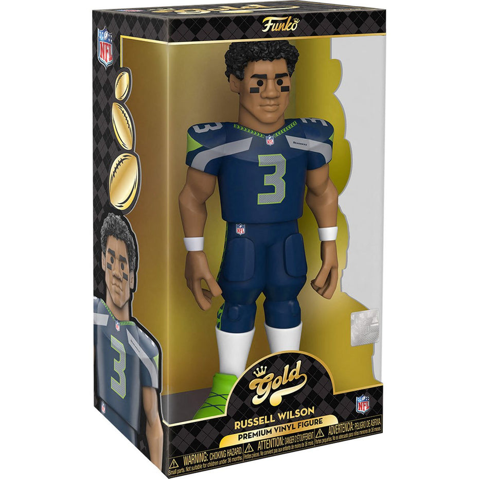 Funko NFL: Seattle Seahawks - Russell Wilson 12" Vinyl Gold Figure (With Chase)