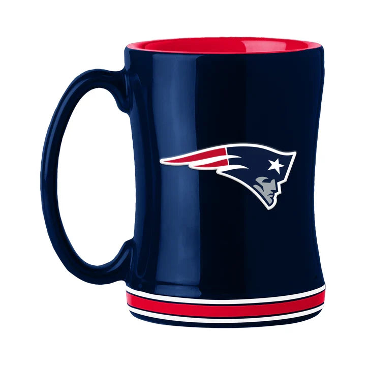 New England Patriots - NFL Boelter Brands Sculpted Coffee Mugs