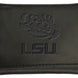 LSU Tigers - NCAA Black Leather Trifold Wallet