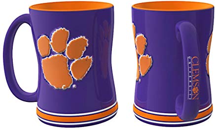 Clemson Tigers - Sculpted 14oz Coffee Mug