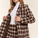 And The Why Full Size Plaid Brushed One Button Blazer
