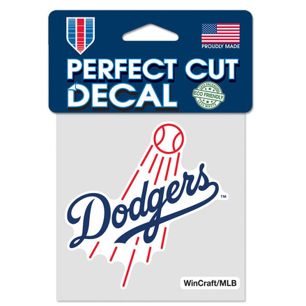Los Angeles Dodgers - Perfect Cut Color 4" X 4" Decal