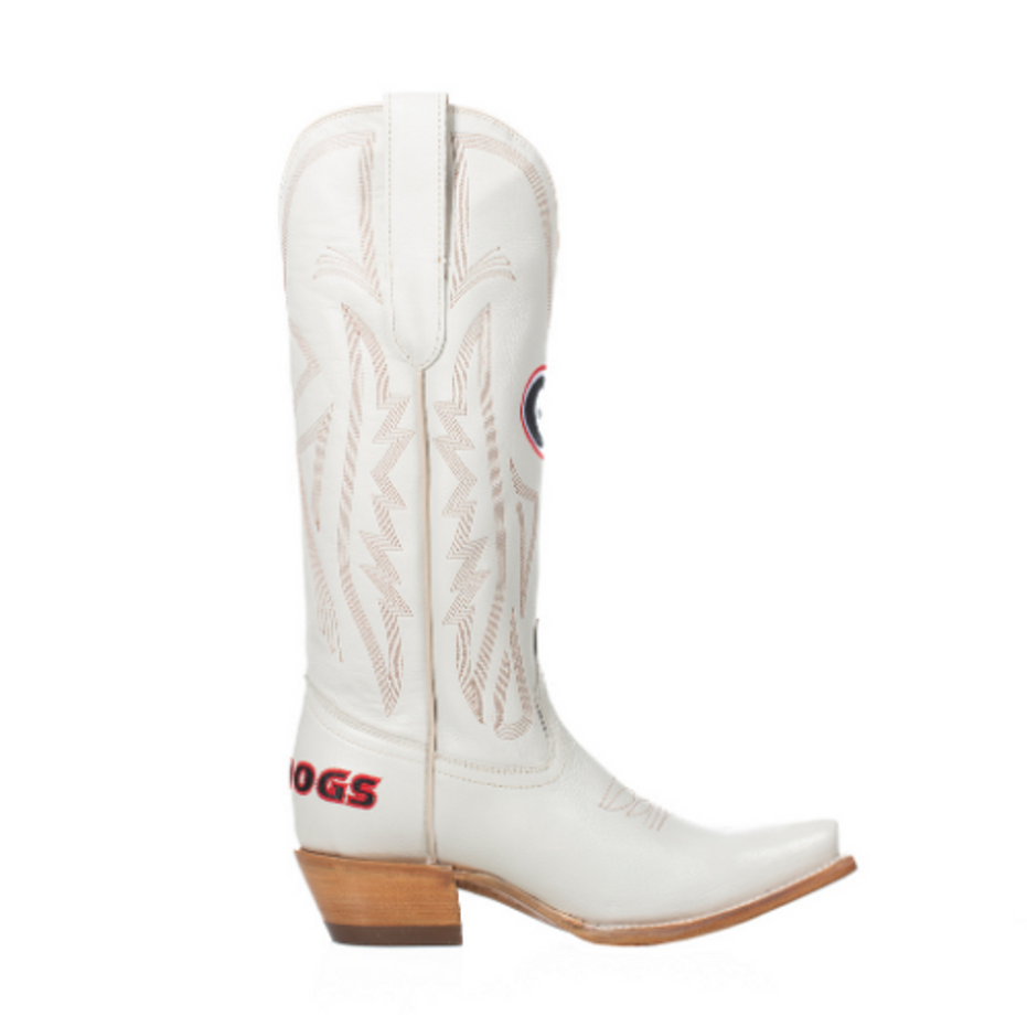 Georgia Bulldogs - Carrie Women's Ivory Western Boot