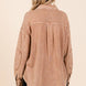 Mittoshop Mineral Wash French Terry Elbow Patch Shacket